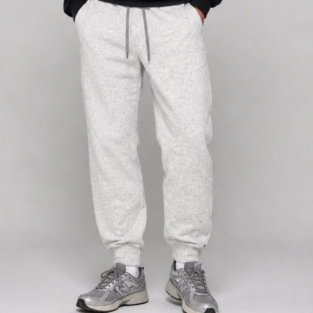 Lululemon‎ Engineered Warmth Jogger Grey Heathered Knit Sweatpants XS - Picture 1 of 6